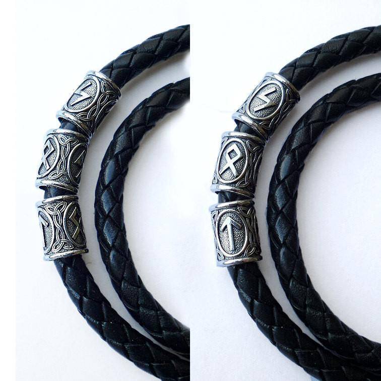 Viking Runes Charm Beads - For Beard - VikingsBrand