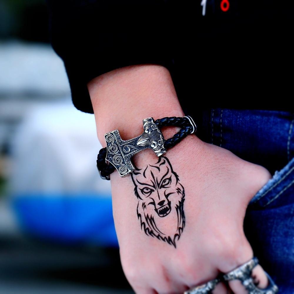 Viking Scania Leather Bracelet - VikingsBrand