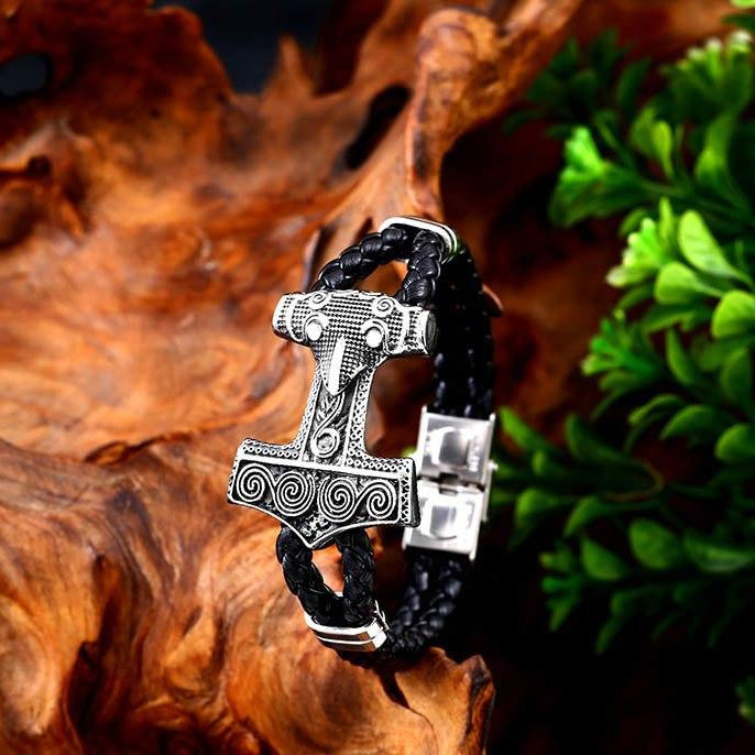 Viking Scania Leather Bracelet - VikingsBrand
