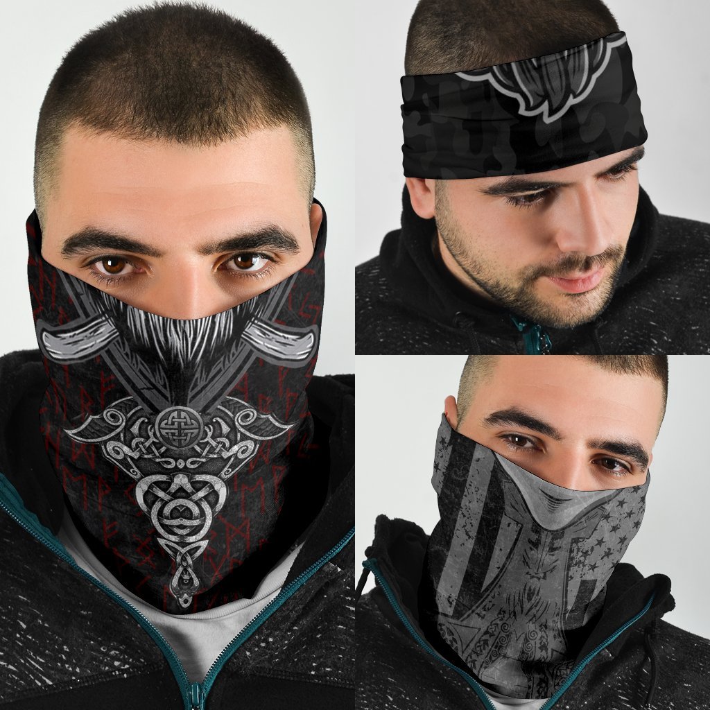 Viking Skull Bandana 3-Pack - SKULL002