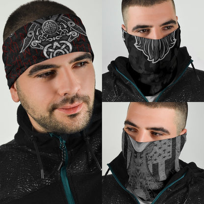 Viking Skull Bandana 3-Pack - SKULL002