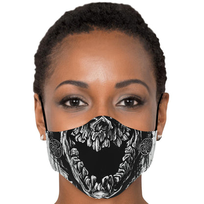 Viking Skull Face Mask Cover