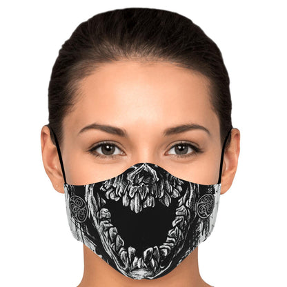 Viking Skull Face Mask Cover