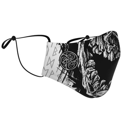 Viking Skull Face Mask Cover
