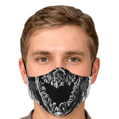 Viking Skull Face Mask Cover