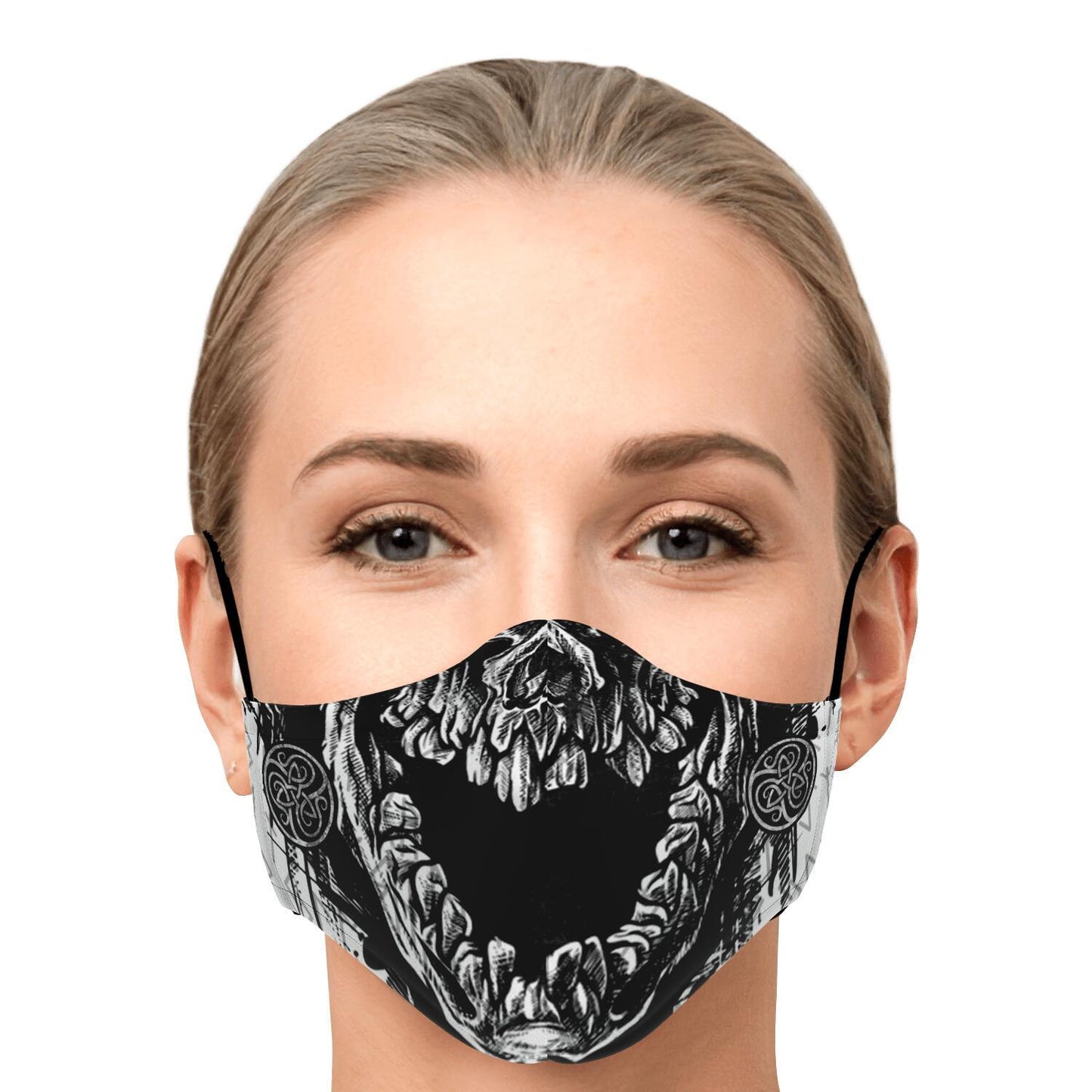 Viking Skull Face Mask Cover