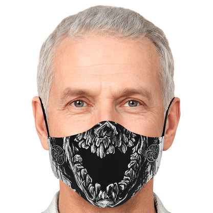 Viking Skull Face Mask Cover