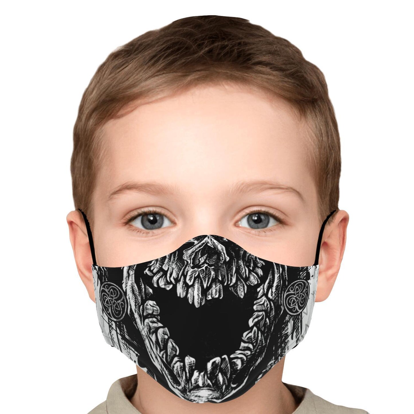 Viking Skull Face Mask Cover
