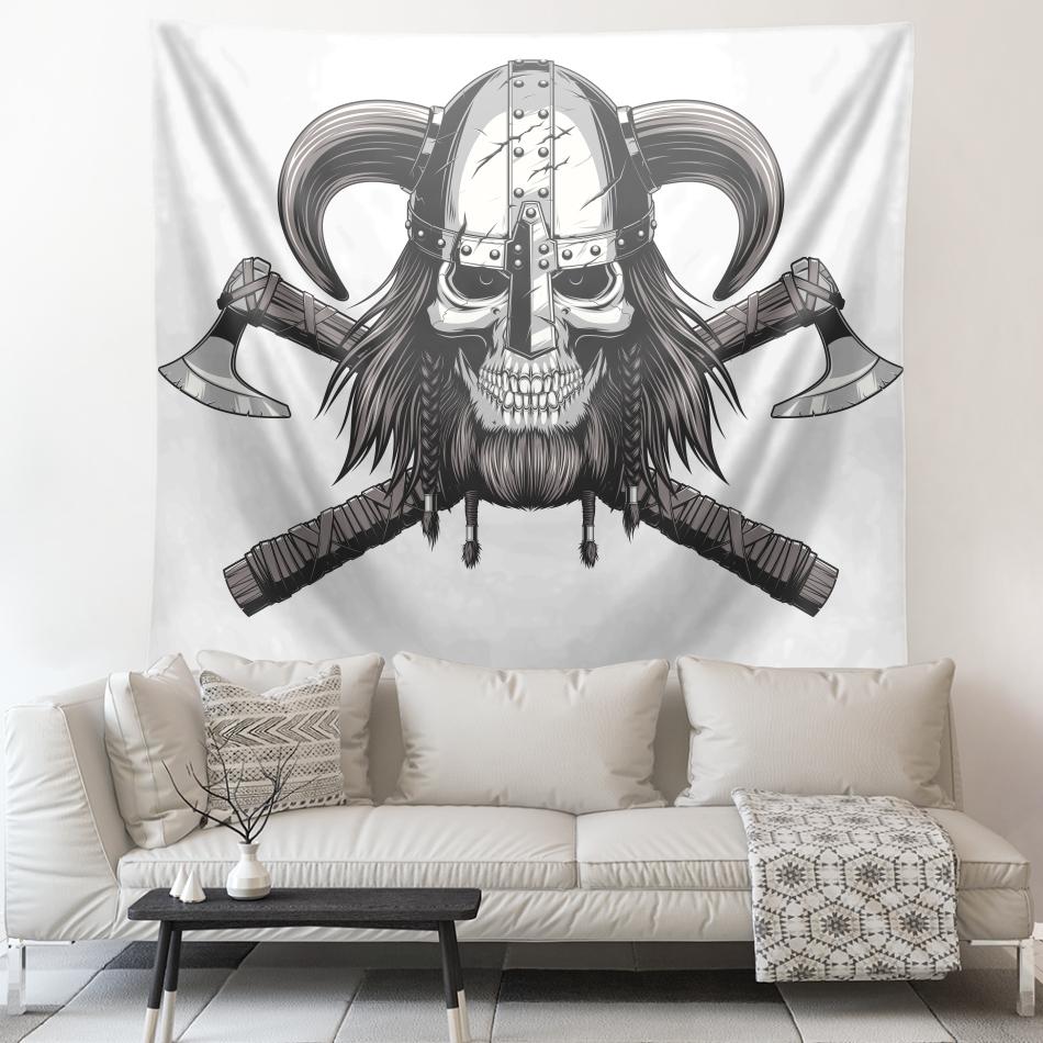 Viking Skull Warrior Tapestry - VikingsBrand
