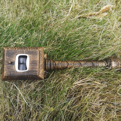 Viking Thor Hammer with Wolf Head | ON SALE - VikingsBrand