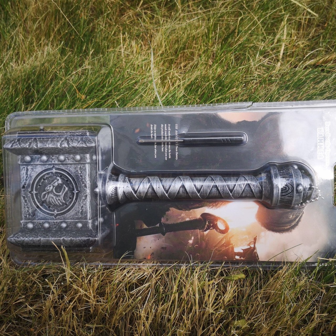 Viking Thor Hammer with Wolf Head | ON SALE - VikingsBrand