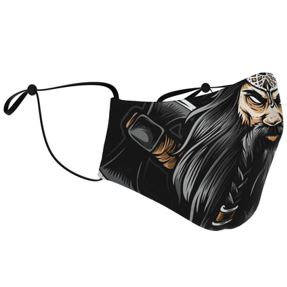 Viking Warrior Face Mask Cover