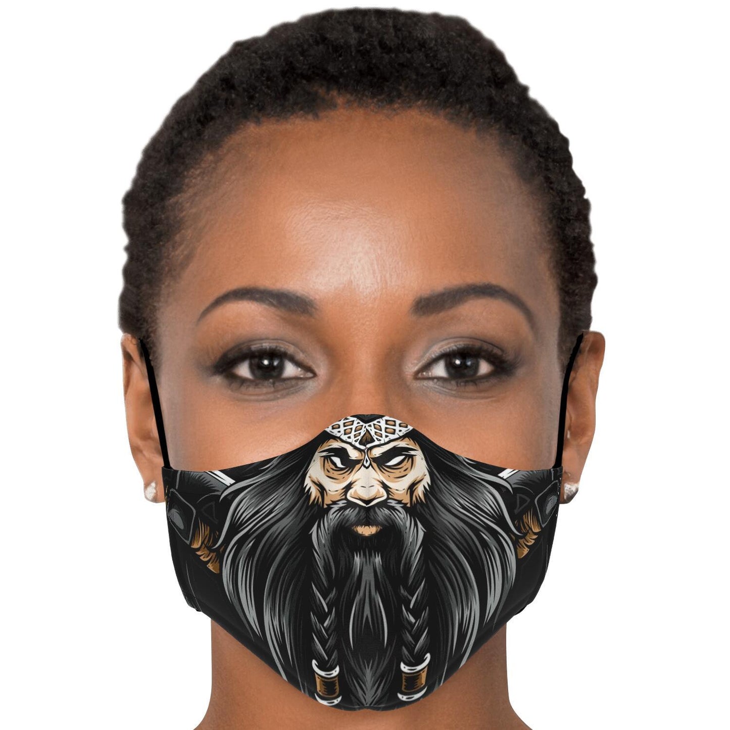 Viking Warrior Face Mask Cover