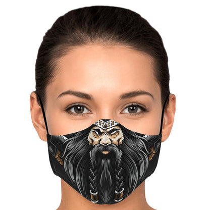 Viking Warrior Face Mask Cover
