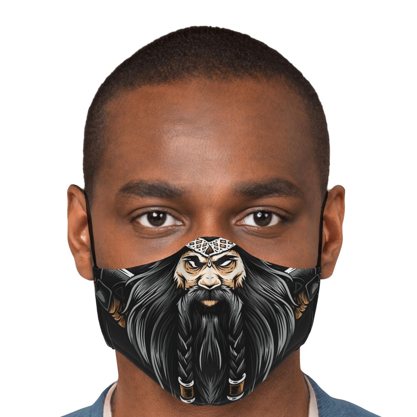 Viking Warrior Face Mask Cover