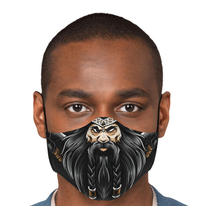 Viking Warrior Face Mask Cover