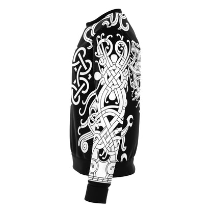 Viking Warrior Tattoo Style Sweater - Style003 - VikingsBrand