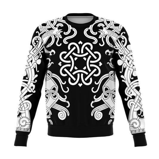 Viking Warrior Tattoo Style Sweater - Style003 - VikingsBrand