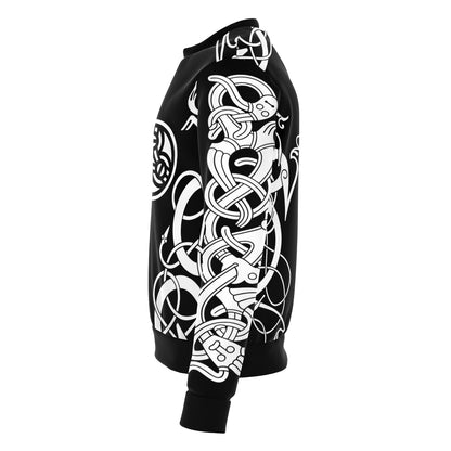Viking Warrior Tattoo Style Sweater - Style004 - VikingsBrand