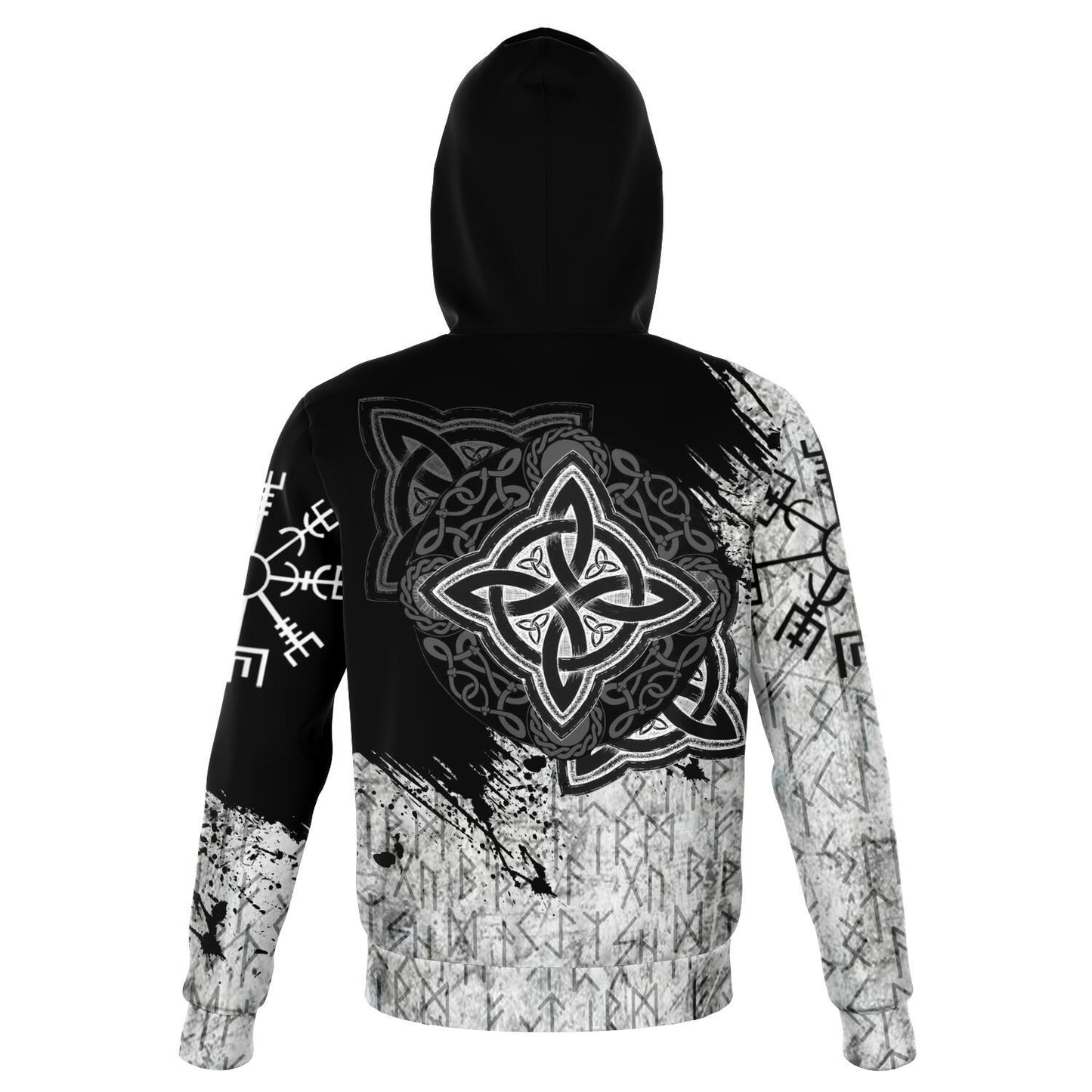 Viking Wolf Head Hoodie