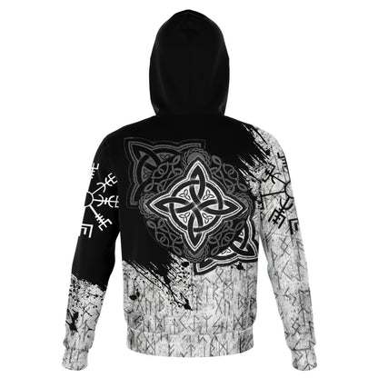 Viking Wolf Head Hoodie