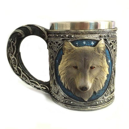 Viking Wolf Head Mug - VikingsBrand