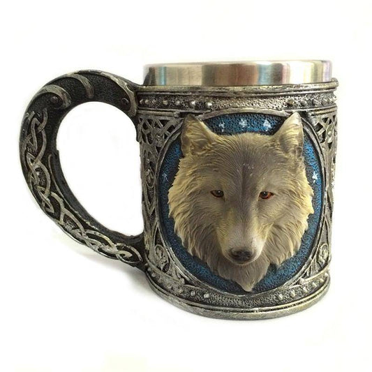 Viking Wolf Head Mug - VikingsBrand