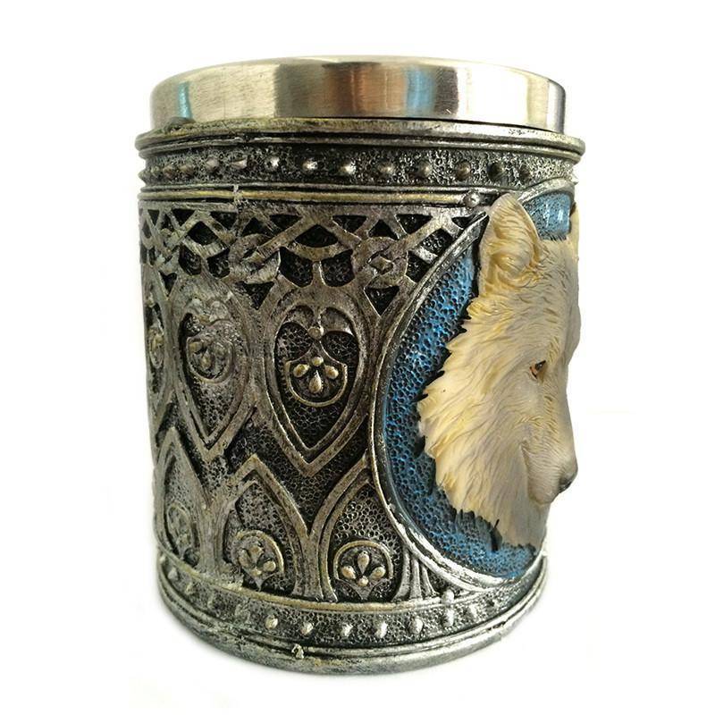 Viking Wolf Head Mug - VikingsBrand