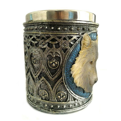 Viking Wolf Head Mug - VikingsBrand