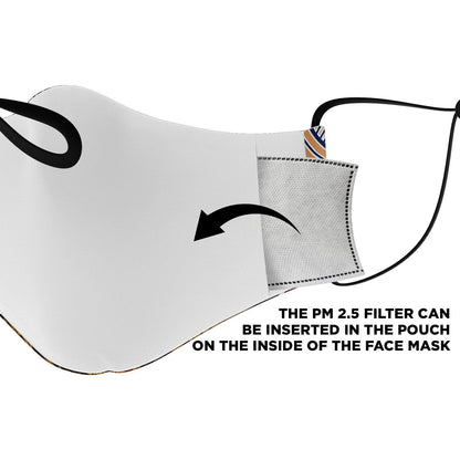 Viking Wolves Face Mask Cover