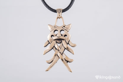 Vikings Big Aarhus Denmark Pendant Bronze Unique Jewelry