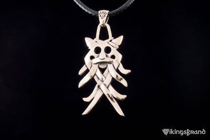 Vikings Big Aarhus Denmark Pendant Bronze Unique Jewelry