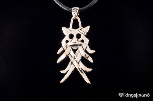 Vikings Big Aarhus Denmark Pendant Bronze Unique Jewelry