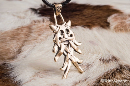 Vikings Big Aarhus Denmark Pendant Bronze Unique Jewelry