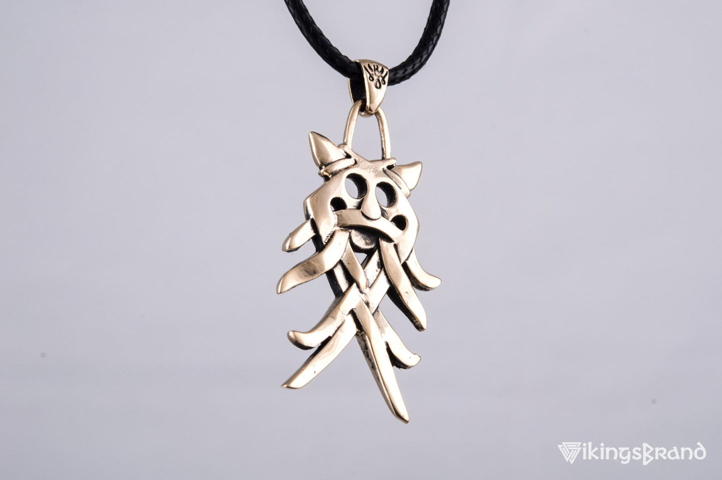 Vikings Big Aarhus Denmark Pendant Bronze Unique Jewelry