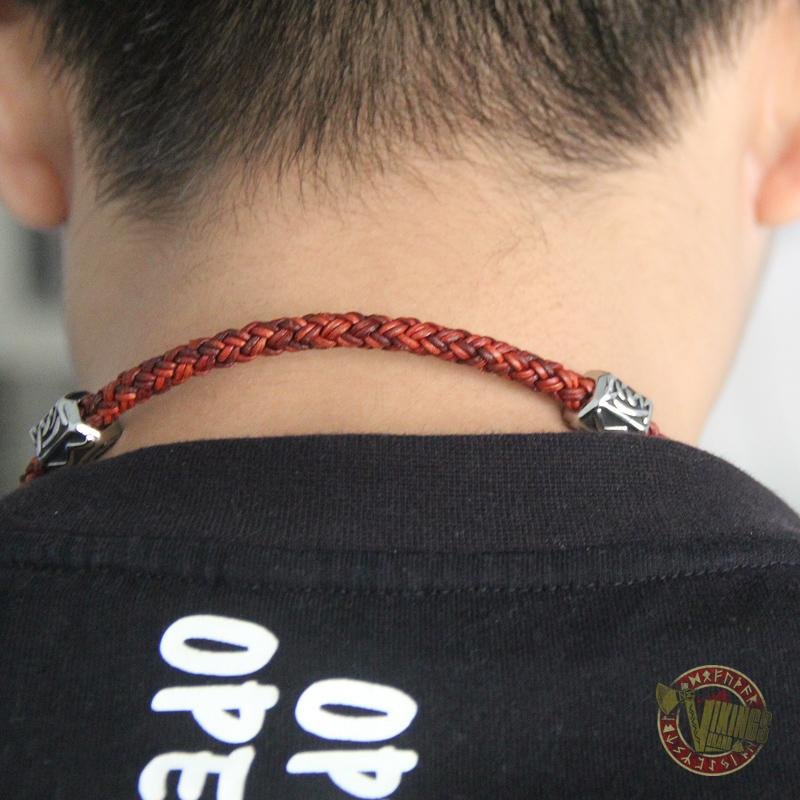 Vikings Goats of Thor Heads Chocker Necklace - VikingsBrand