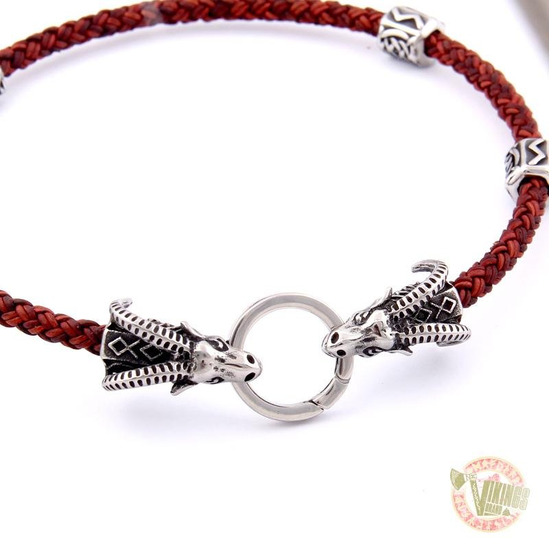 Vikings Goats of Thor Heads Chocker Necklace - VikingsBrand