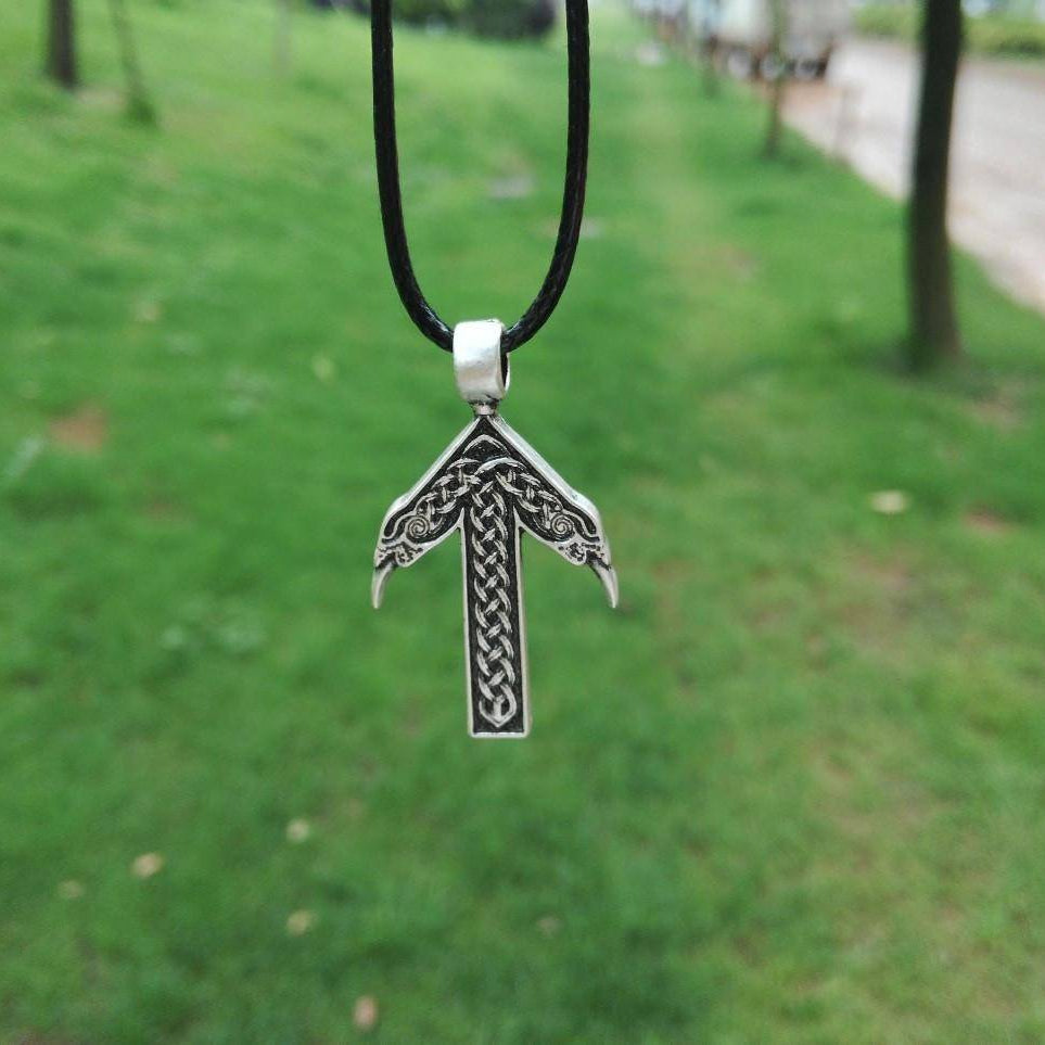 Vikings Nordic Pendant Necklace TIWAZ / TYR Rune - VikingsBrand