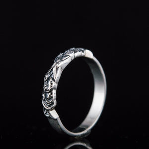 Viking ornament 925 sterling silver ring
