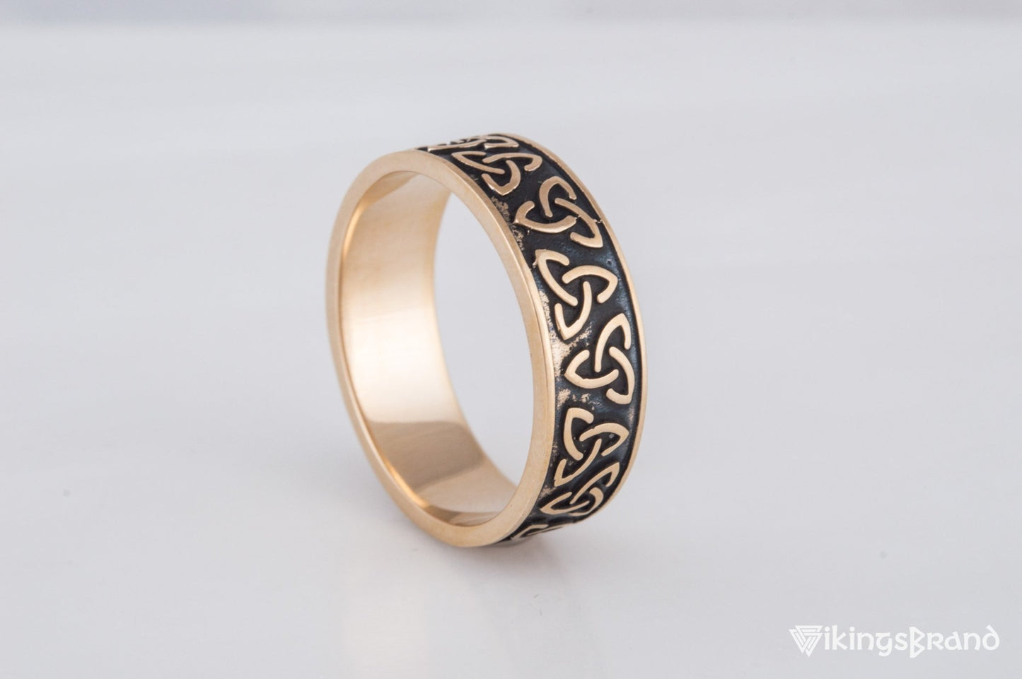 Vikings Triquetra Symbol Bronze Ring