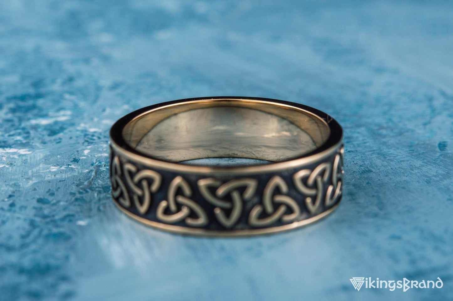 Vikings Triquetra Symbol Bronze Ring