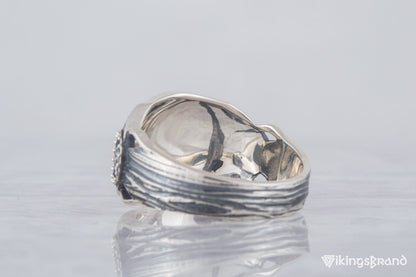 Vikings Yggdrasil Symbol Ring Sterling Silver Handmade Viking Jewelry