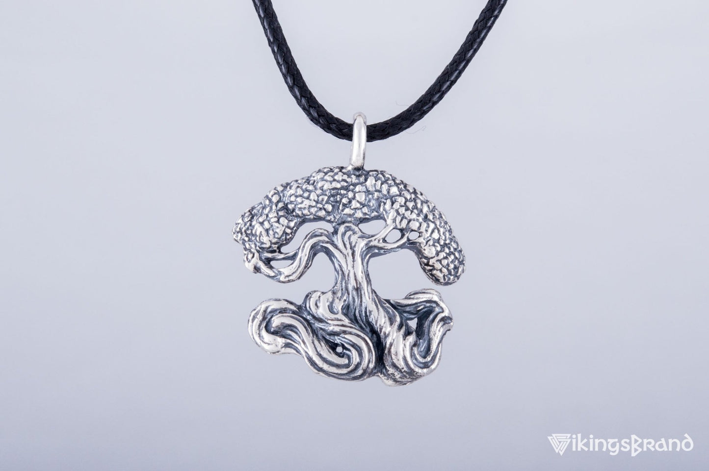 Vikings Yggdrasil World Tree Sterling Silver Pendant Norse Jewelry