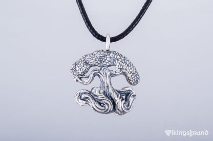 Vikings Yggdrasil World Tree Sterling Silver Pendant Norse Jewelry
