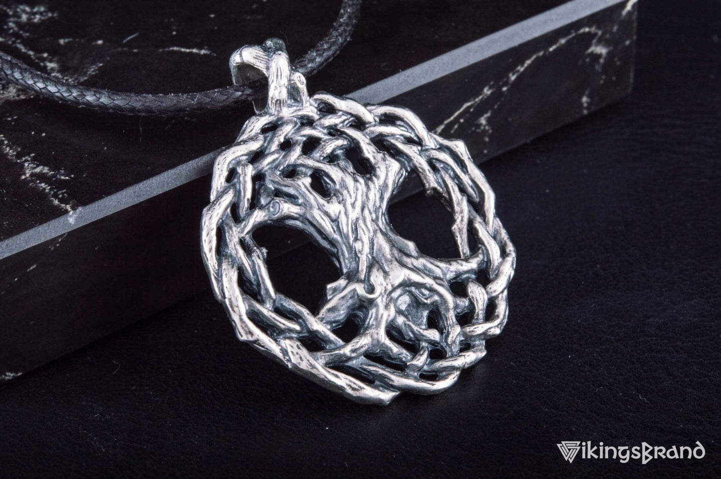 Vikings Yggdrasil World Tree Sterling Silver Pendant Viking Jewelry