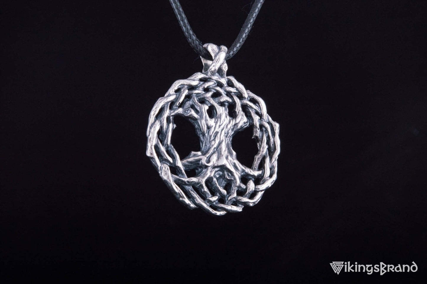 Vikings Yggdrasil World Tree Sterling Silver Pendant Viking Jewelry