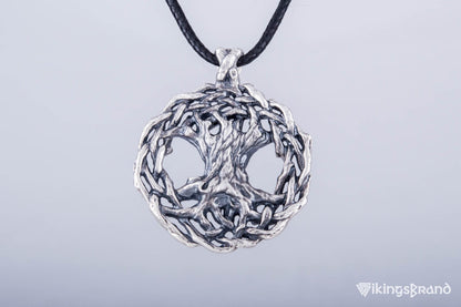 Vikings Yggdrasil World Tree Sterling Silver Pendant Viking Jewelry