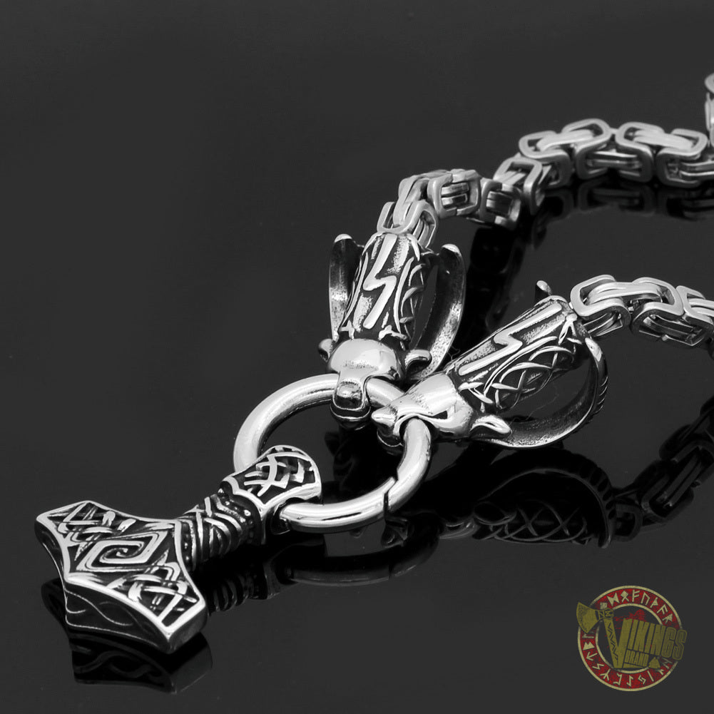 Tanngrisnir and Tanngnjóstr - Goats of Thor Necklaces - VikingsBrand