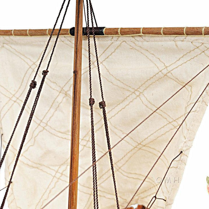 Drakkar Viking Ship - Wooden Model - DIY Kit (Unassembled)- 1/50 Scale - VikingsBrand