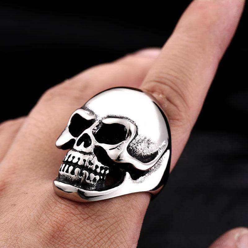 Vintage Skull Ring - VikingsBrand